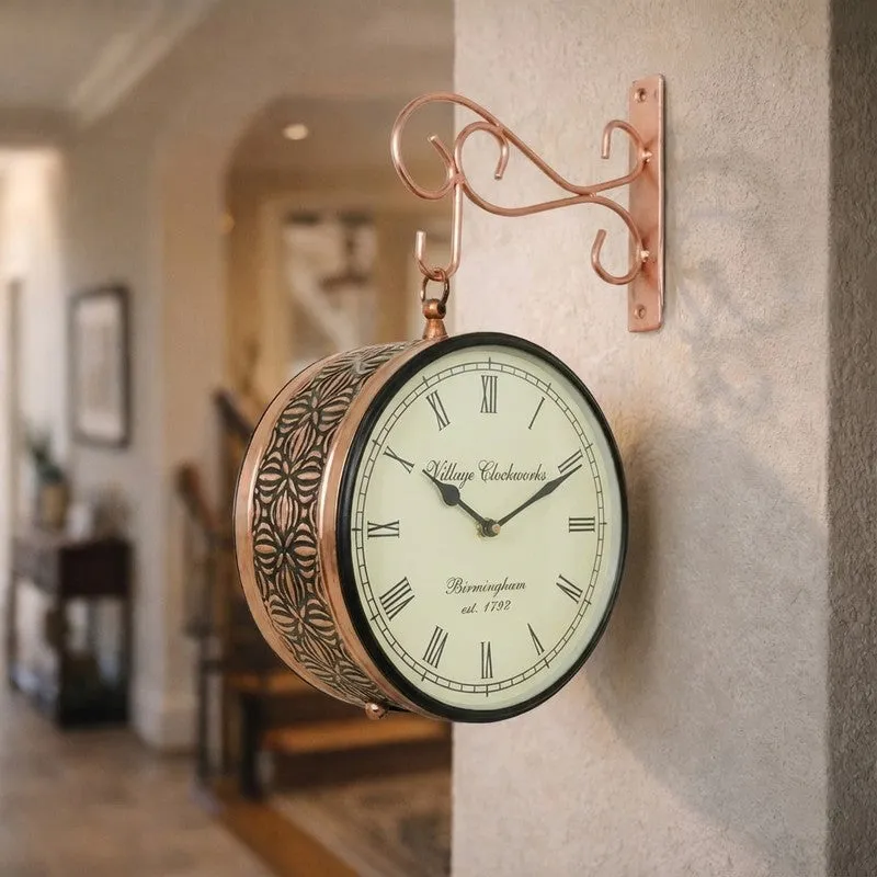 Elton Double Sided Station Clock media 1
