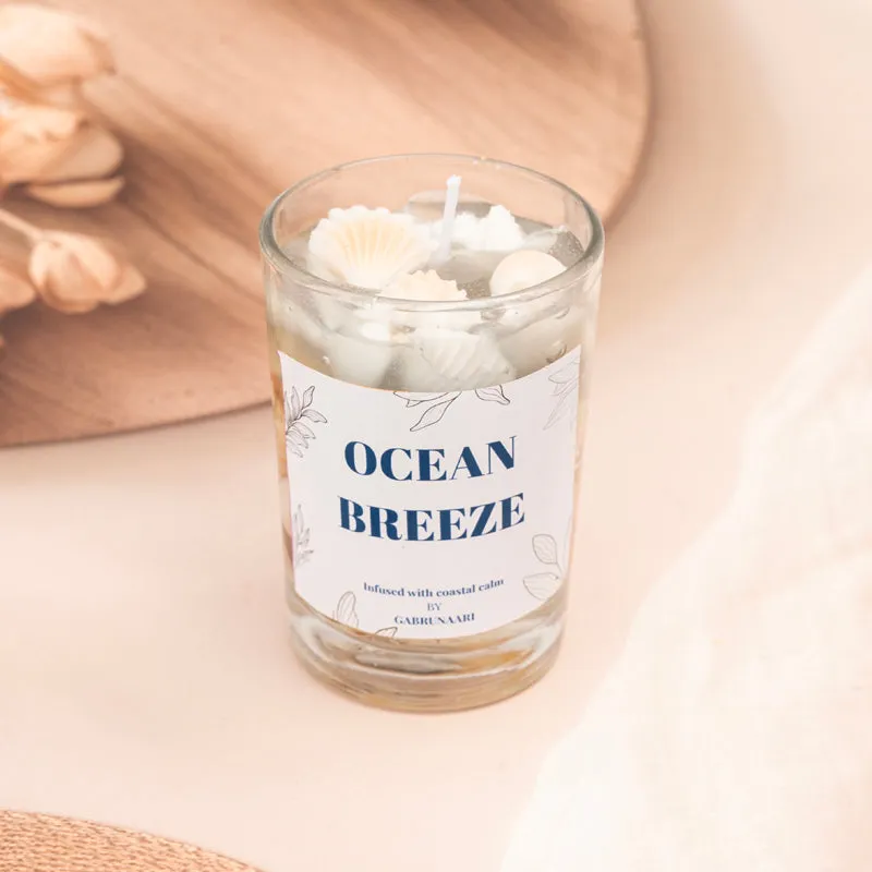 Ocean Pebbles Scented Candle - Vanilla, Cinnamon media 3