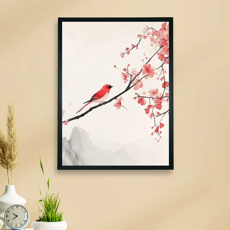 Scarlet Perch Wall Art With Resin Frame media 3