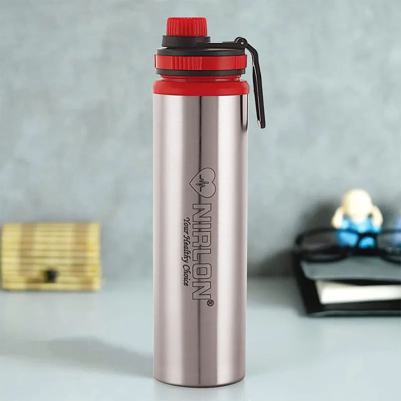 Solene Stainless Steel Water Bottle (Red) - 900 mL media 3