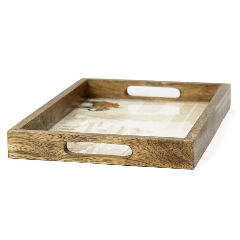 Amberwood Rectangle MDF Serving Tray media 5