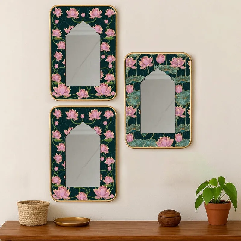 Royal Zeenat Acrylic Wall Mirrors - Set Of Three media 1
