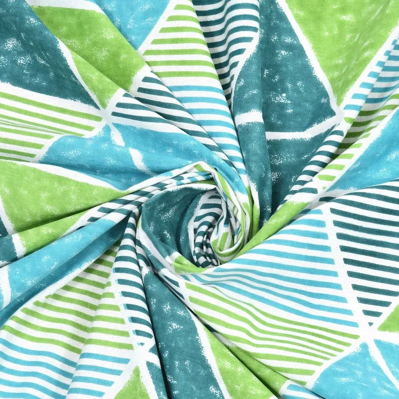 Softo Cotton Bedsheet (Green) - 240 TC media 6