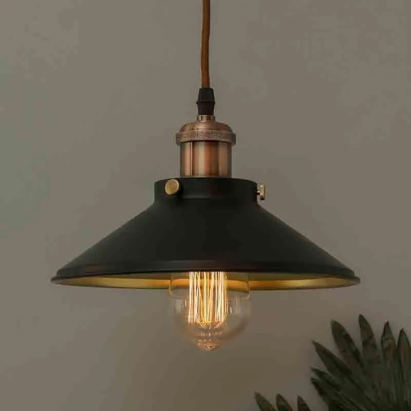 Iris Metal Ceiling Lamp - Black media 3