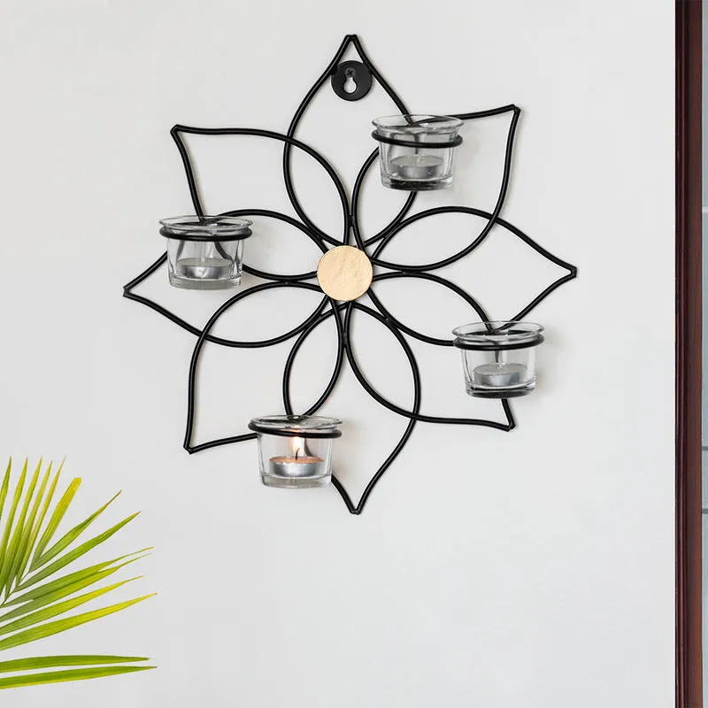 Floretta Wall Tealight Candle Holder media 1
