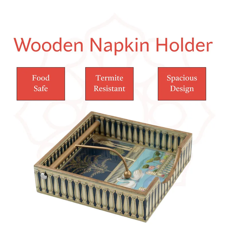 Rajhans Wooden Tissue Holder media 4