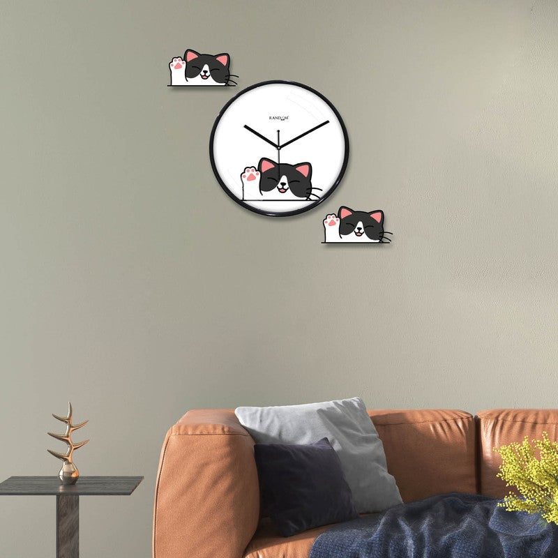 AuroraCat Wall Clock media 4