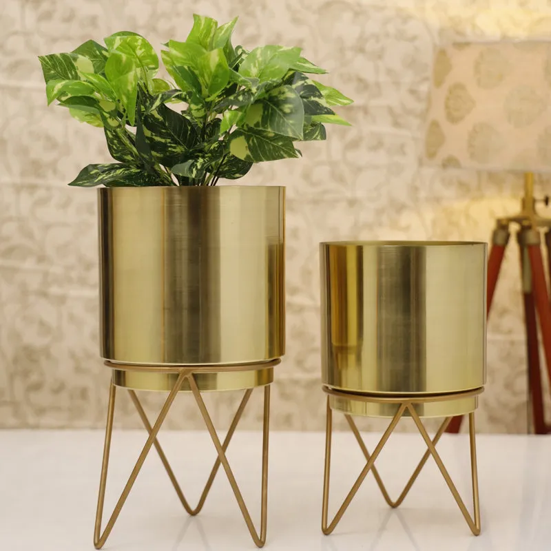 Teodora Planter (Gold) - Set Of Two media 2