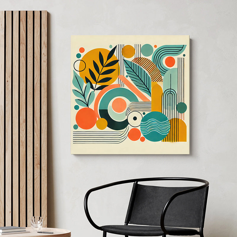 Geometric In Nature Wall Painting