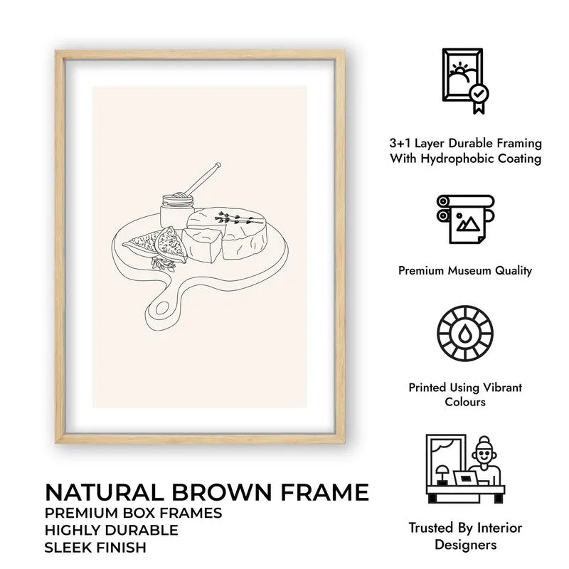 Tasty Tableau Archival Canvas Wall Art - Brown media 12