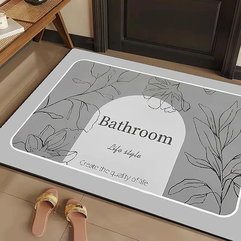 Ashen Meadow Rubber Bath Mat media 6