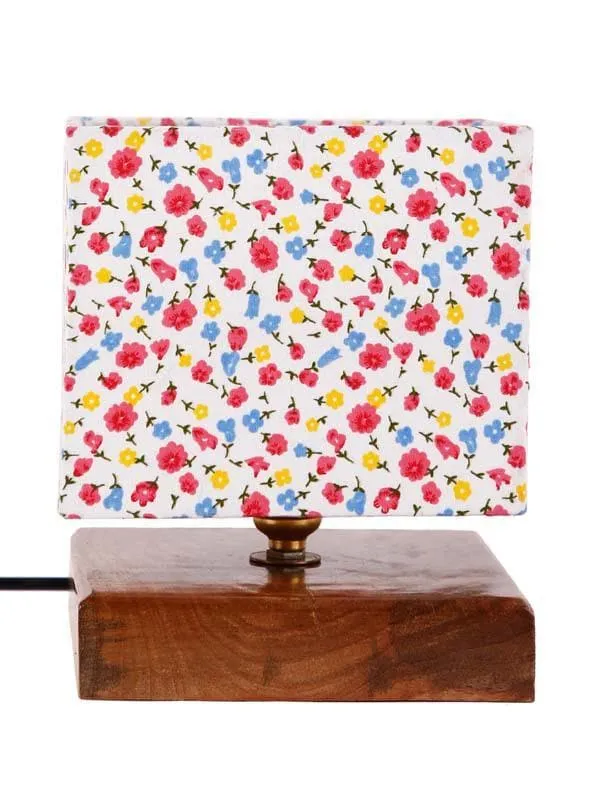 Hyacinth Square Fabric Table Lamp - Multicolor media 4