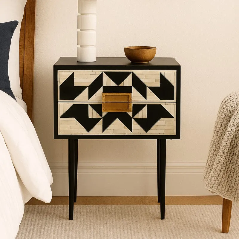 Cube Craft Mother of Pearl Side Table media 1