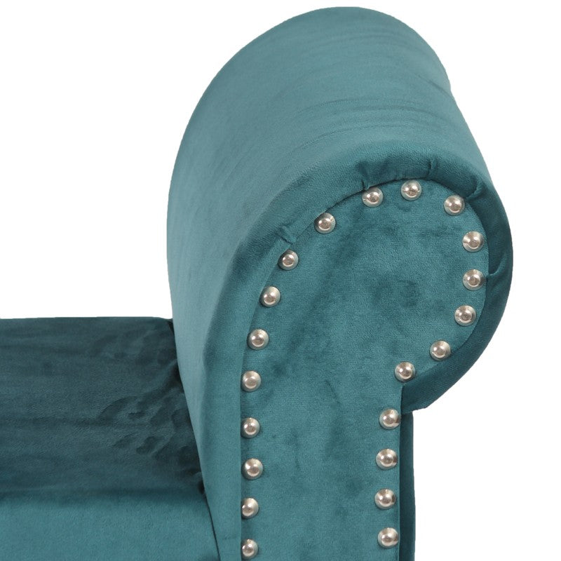 Vavro Sheesham Wooden Bench - Blue media 6