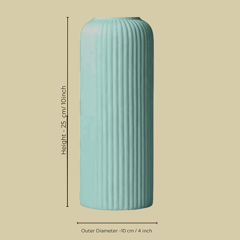 Aura Forma Ceramic Vase - Dark Green media 6