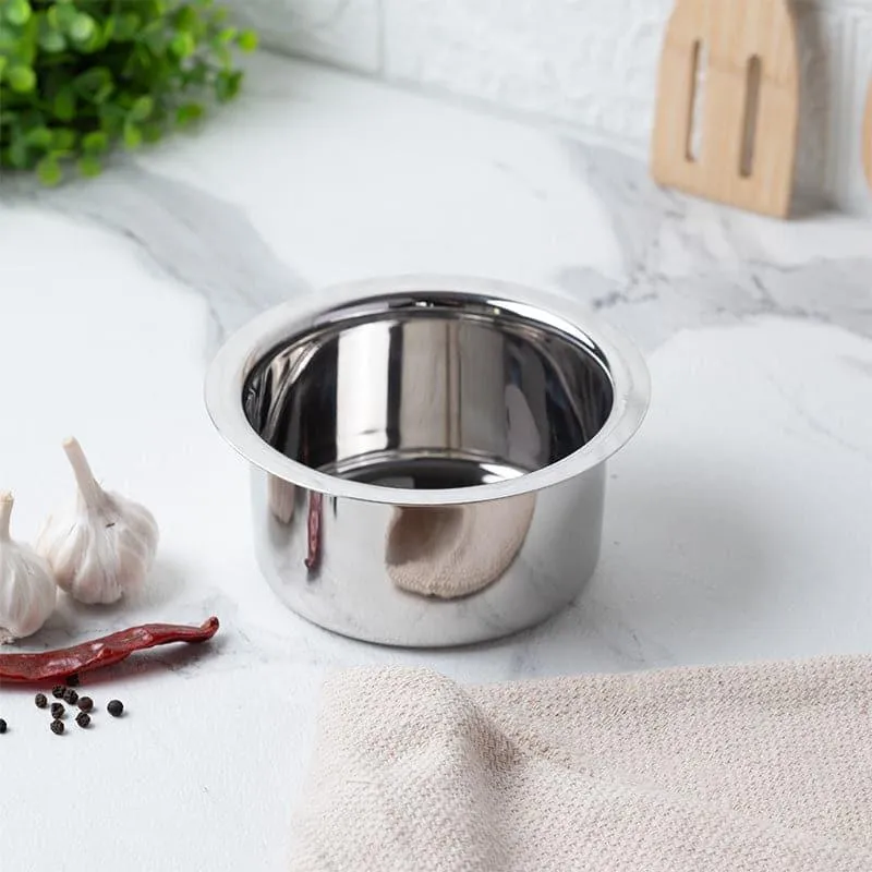 Avsa Stainless Steel Pateela - 1000 mL / 6 Inches media 1