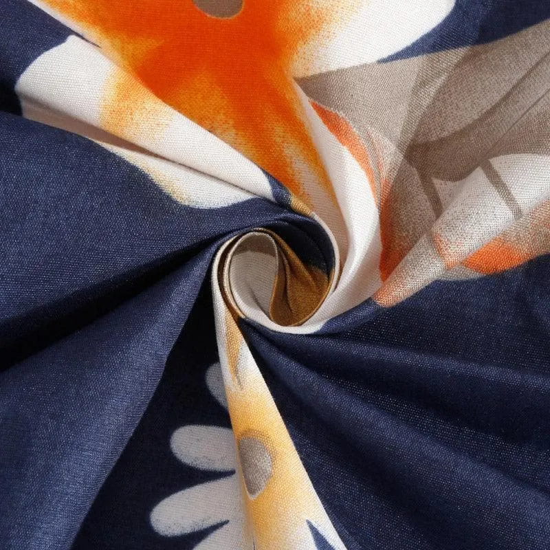 Frost Lily Printed Bedsheet - 150 GSM media 4