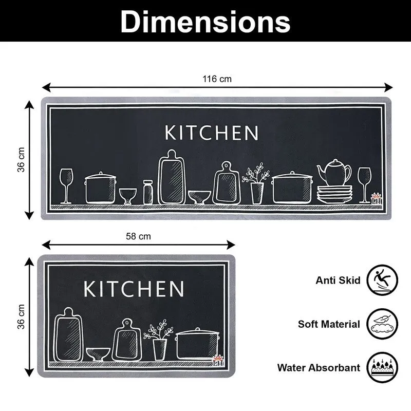MonoEase Rubber Kitchen Floor Mats - Set of Two media 7