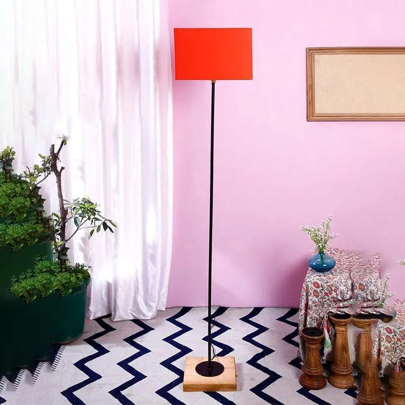 Solid Play Floor Lamp - Orange media 4