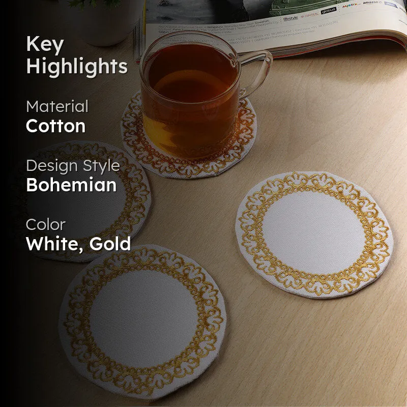 Tribe Trim Coaster - Set Of Four media 2