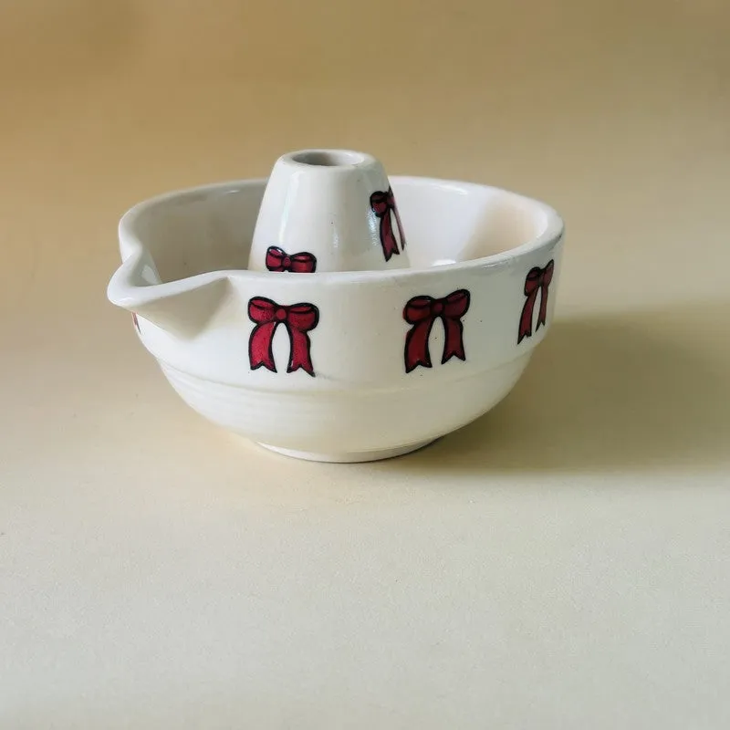 Midori Ceramic Matcha Bowl & Whisk Holder Set - 550 mL media 7