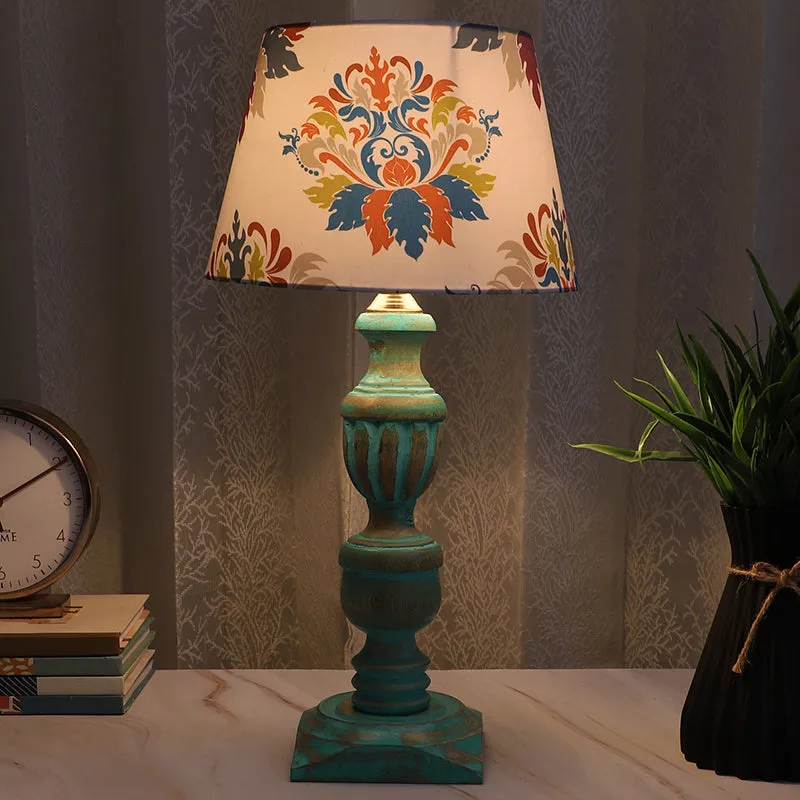 Nordlys Totem Mango Wood Table Lamp - Multicolor media 1