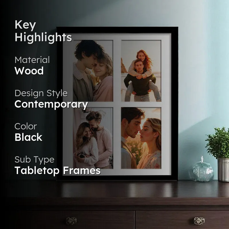 Trevia Collage Photo Frame - Black media 2