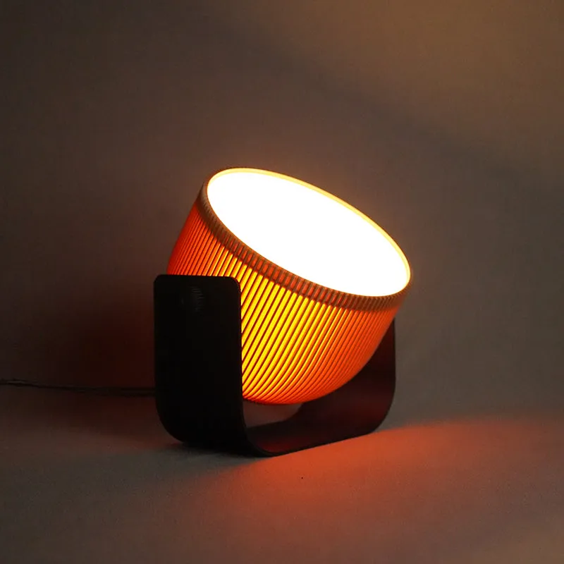 Sustain Luxe 3D Printed LED Table Lamp - Brown media 4