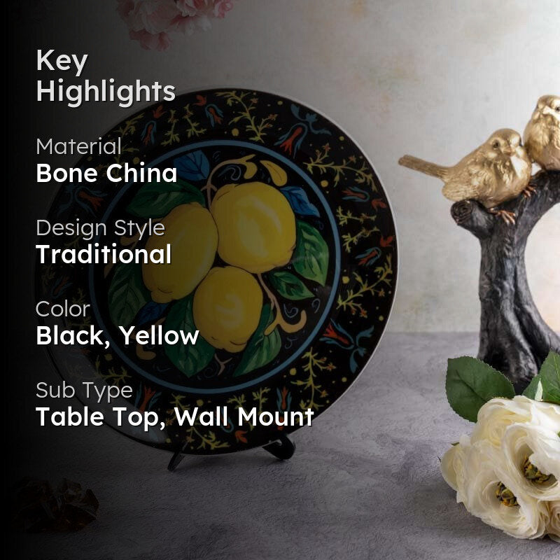 The Italian Lemons Decorative Plate media 2