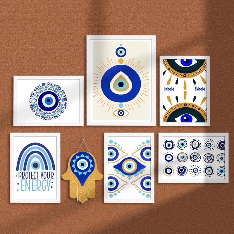 Evil Eye Safety Wall Art - Set Of Seven media 4