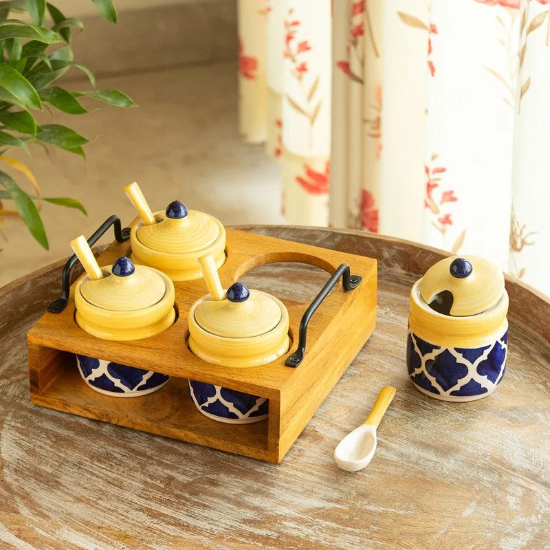 Oakspice Ceramic Jar Set - Nine Piece Set media 1
