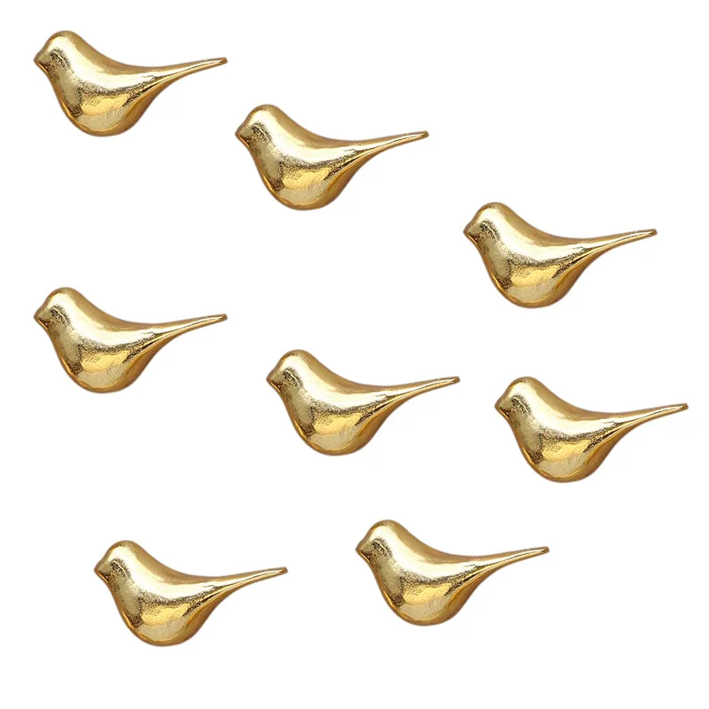 Chirping Chidiya Aluminium Wall Accent - Set Of Eight media 6