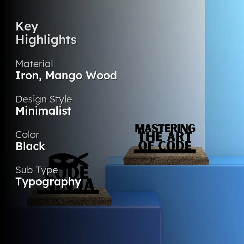 Code Ninja Showpiece - Set Of Two media 2