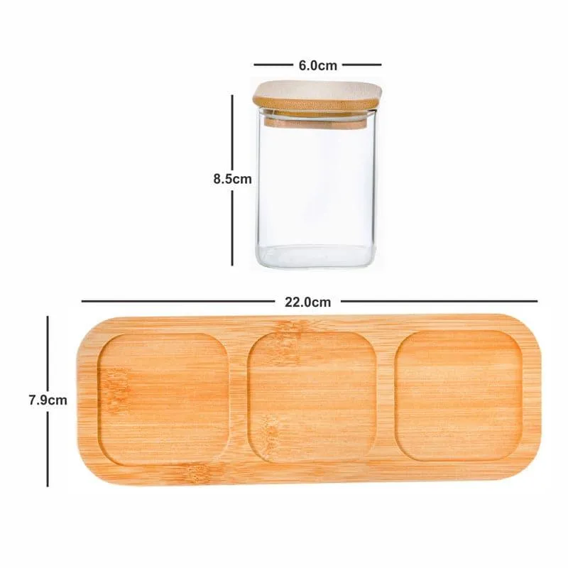 Eloise Jar With Tray (230 mL Each)- Four Piece Set media 4