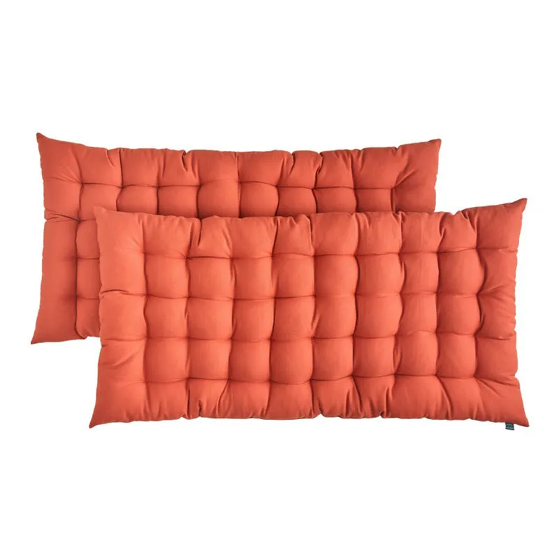 Travis Floor Cushion (Terracotta Brown) - Set Of Two media 5