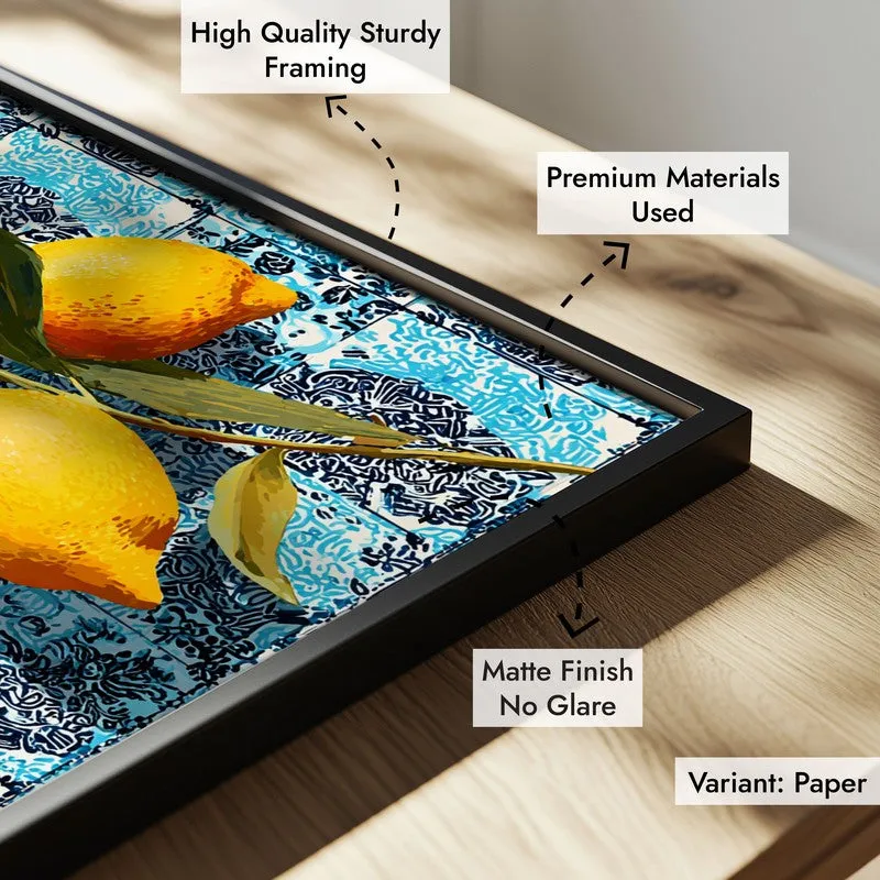 Vitamin Glow Canvas Wall Painting - Black Frame media 6