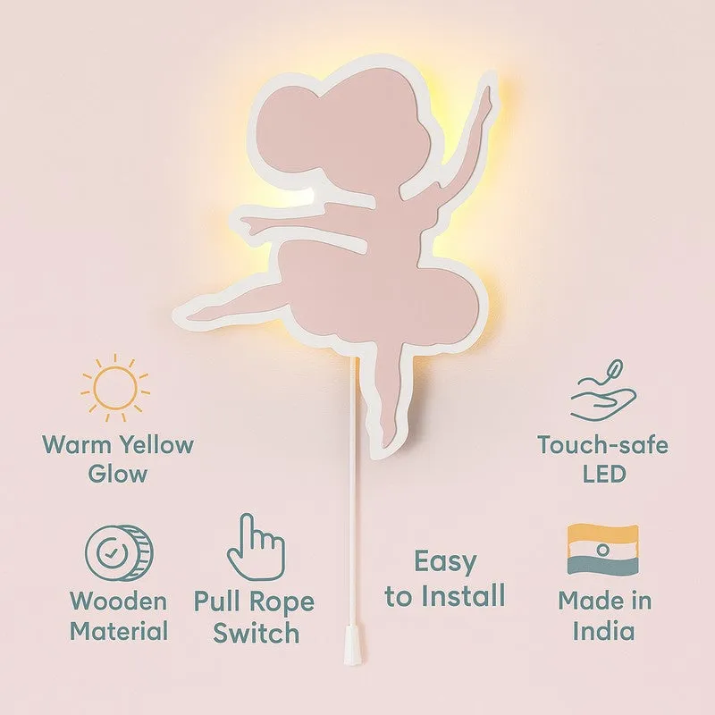 Twinkle Ballerina Battery Operated MDF Wall Lamp media 9