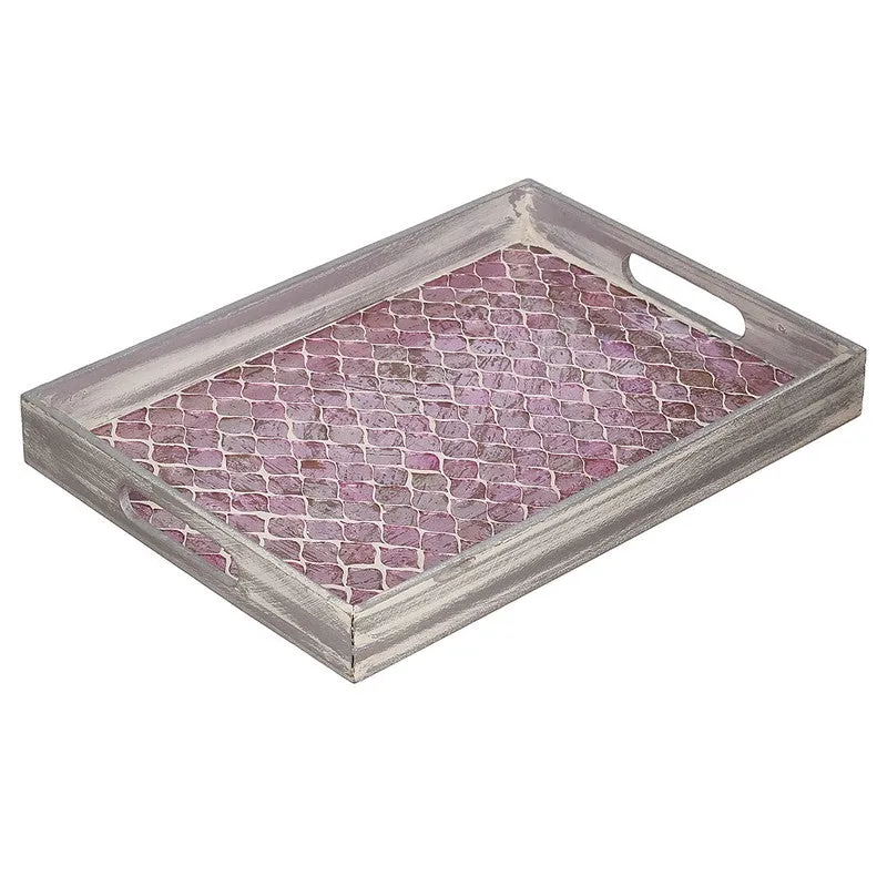 Pink Mosaic Serving Tray media 4