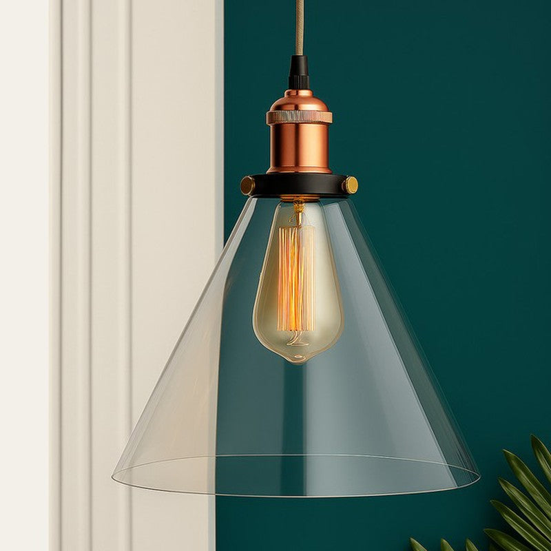 Conica Glowra Glass Ceiling Lamp media 3