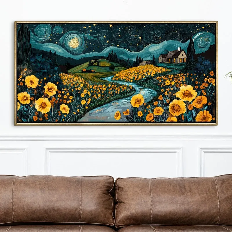 Sanctuary Canvas Wall Painting With Frame media 4