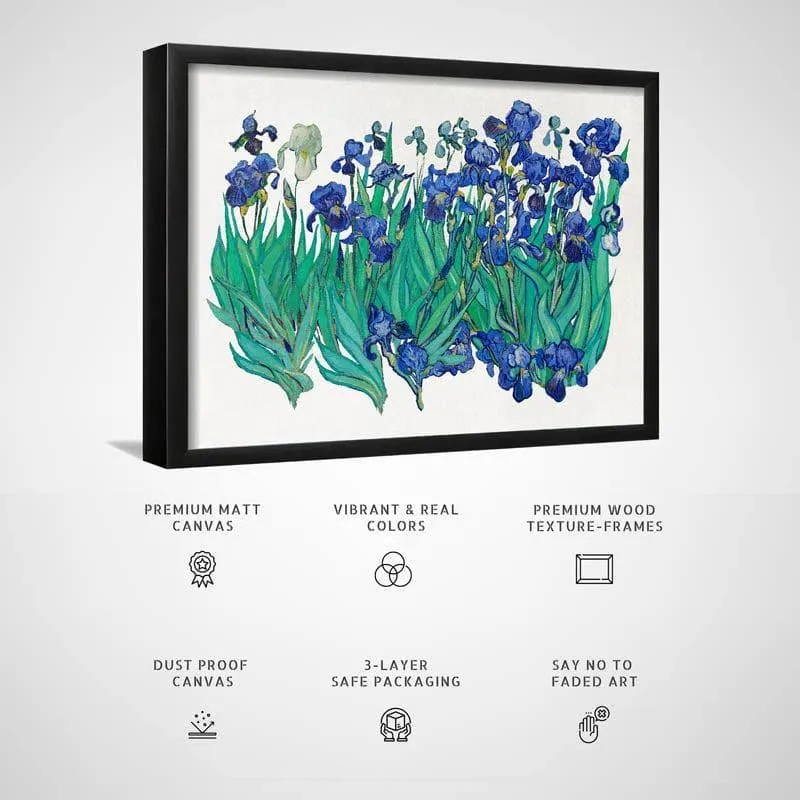 Irises II By Vincent Van Gogh - Black Frame media 3