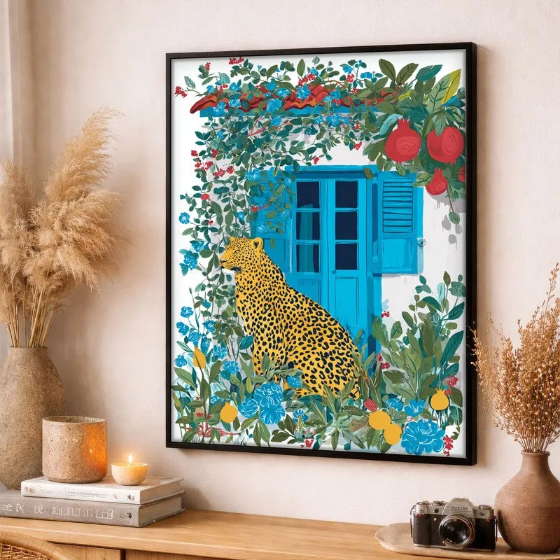 Amber Fruit Canvas Wall Painting - Black Frame media 3