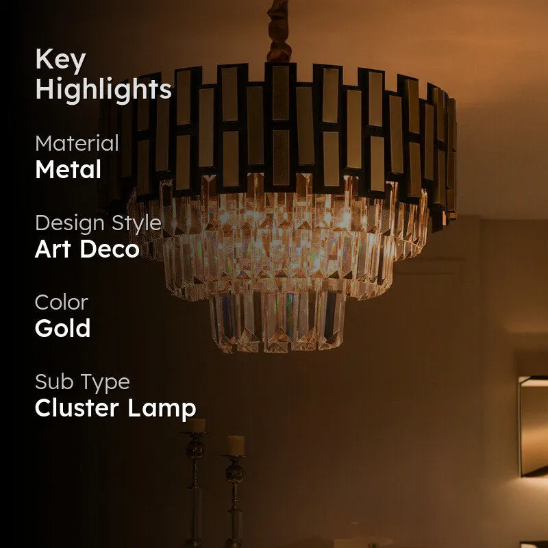 Gold Eleanor Chandelier media 2