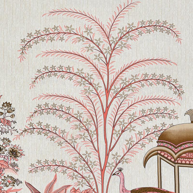 Pushpa Paradise Ethnic Cotton Bedsheet (Beigw) - 140 TC media 3