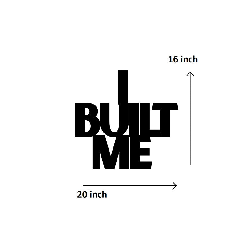 I Built Me Iron Wall Accent media 5