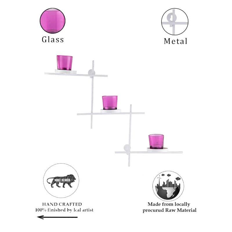 Terra Luminaire Votive Trio (Red) - Set Of Two media 5
