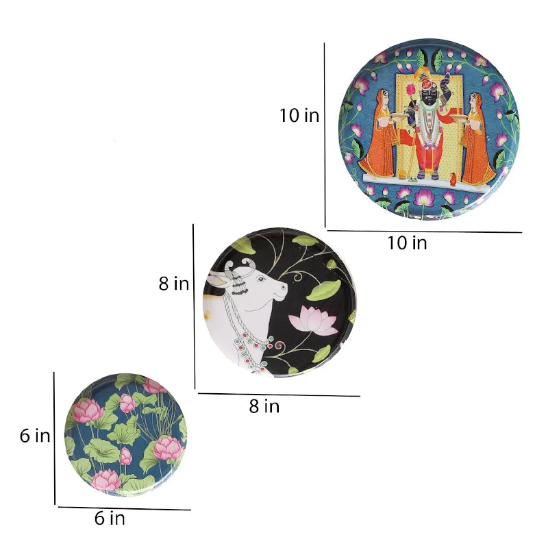 Nandi Divine Iron Wall Plate - Set Of Five media 6
