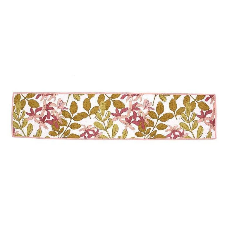 Senjana Cotton Table Runner - Pink media 3