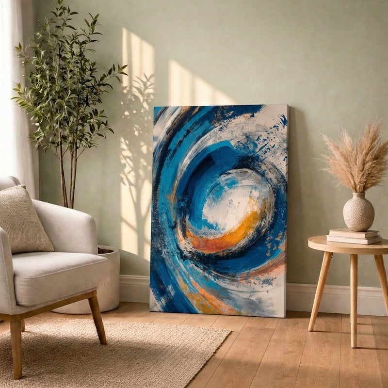 Rivora Abstract Wave Canvas Wall Art