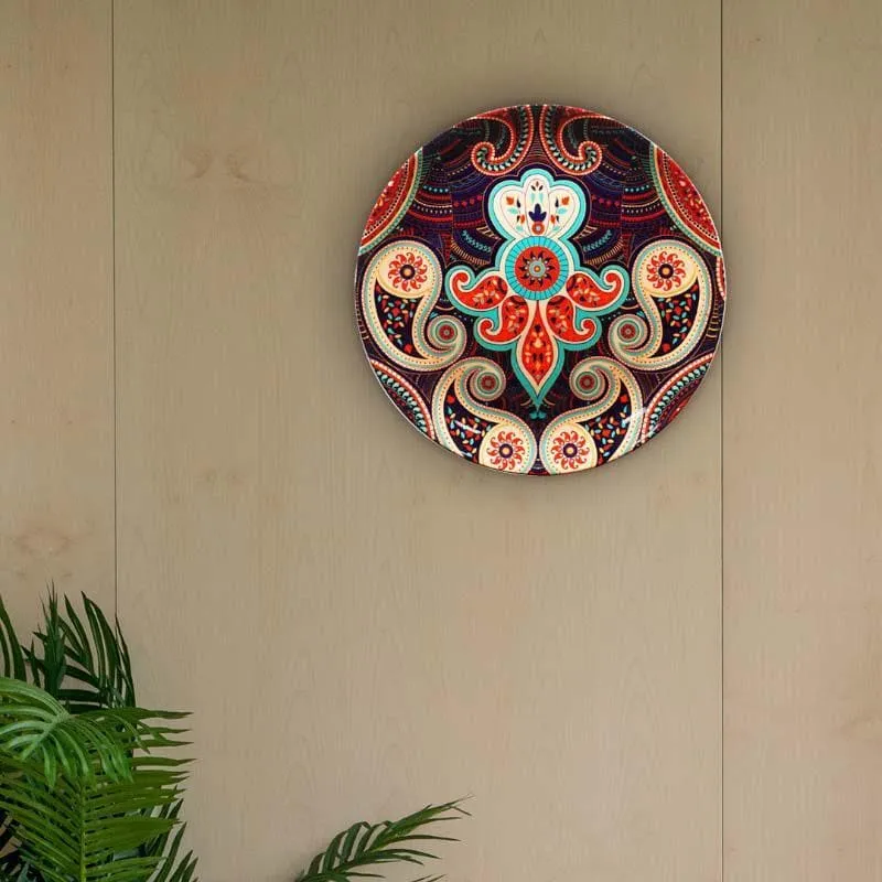 August Paisley Decorative Plate media 5